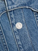 Backbend Faux Shearling Denim Jacket