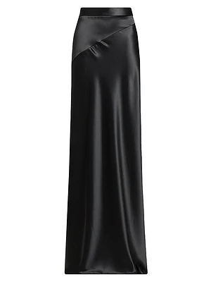 Lara Satin Maxi Skirt