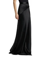 Lara Satin Maxi Skirt