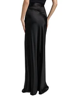 Lara Satin Maxi Skirt
