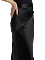 Lara Satin Maxi Skirt