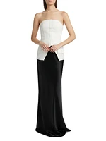 Lara Satin Maxi Skirt