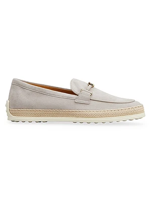 Double-T Suede Loafers