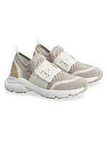 Kate Crochet Slip-On Sneakers