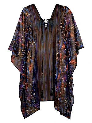 Tapiz Abstract Chiffon Caftan