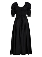 Ischia Puff-Sleeve Dress