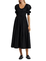 Ischia Puff-Sleeve Dress