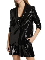 Square Sequin Blazer