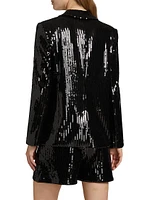 Square Sequin Blazer