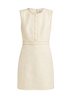 Julie Tweed Sheath Minidress