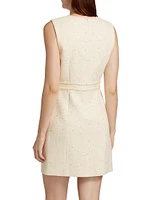 Julie Tweed Sheath Minidress
