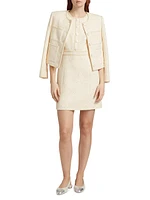 Julie Tweed Sheath Minidress