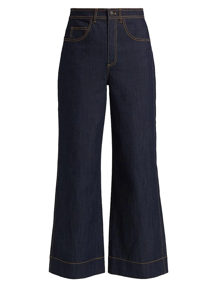 Betsy Stretch-Denim Flare Jeans