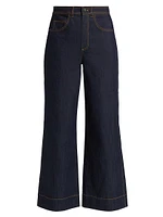 Betsy Stretch-Denim Flare Jeans