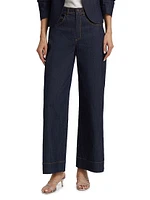 Betsy Stretch-Denim Flare Jeans