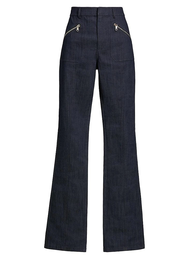 Celeste High-Waist Flare Pants