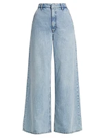 The Wide Denim Trousers