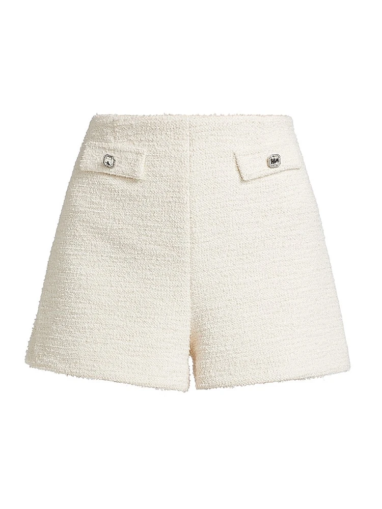 Dami Tweed Knit Shorts