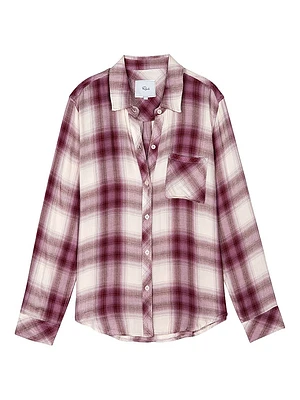 Hunter Plaid Button-Front Shirt
