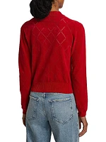 Simone Cotton Chenille Cardigan