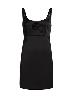 Rhys Satin Crepe Minidress