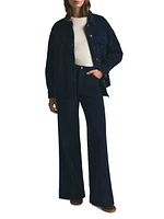 The Dad Corduroy Button-Front Shacket