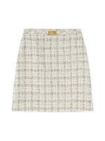 Tweed Miniskirt