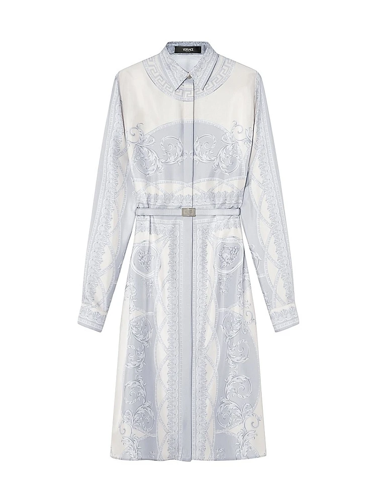 Coupe Des Dieux Silk Shirtdress