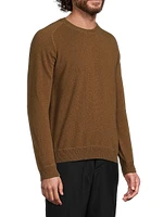 Cashmere Button-Front Sweater