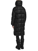 Sash Longline Down Puffer Coat