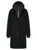 Arla 2-In-1 Wool & Down Coat