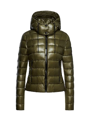 Melissa Quilted Down Puffer Jacket
