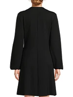 Cennare Jersey Wrap Minidress