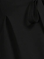 Cennare Jersey Wrap Minidress