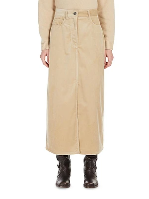 Ghiotto Cotton Midi Skirt