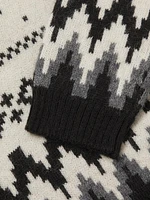 Paride Intarsia-Knit Crewneck Sweater