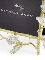 Butterfly Ginkgo Gold Frame