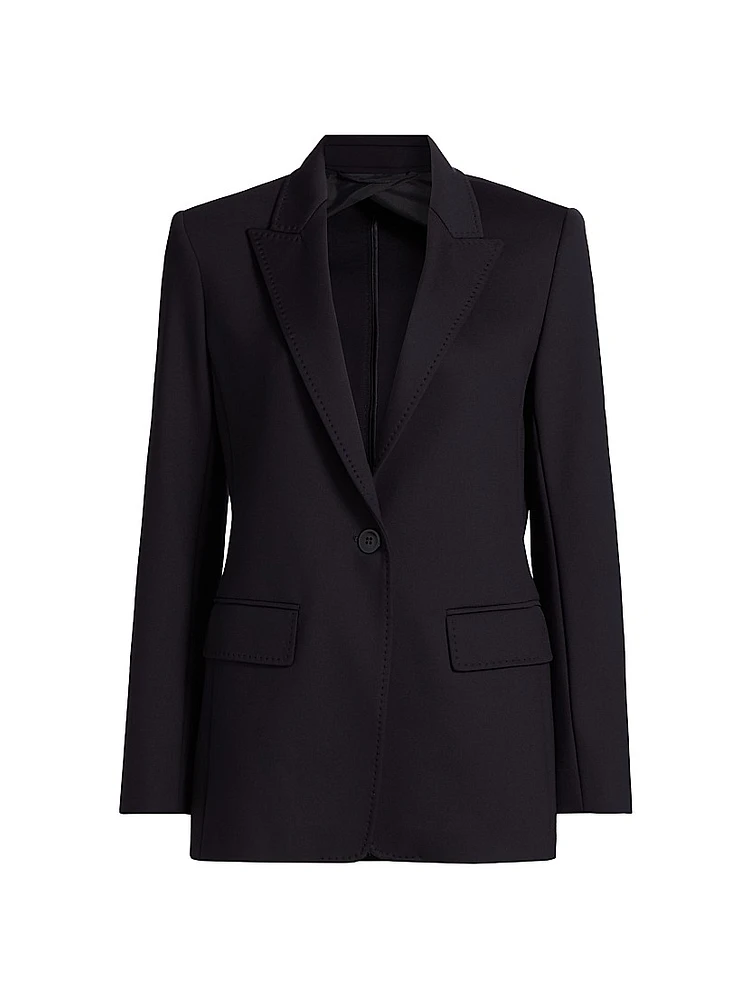 Caprara Stretch Jersey Single-Breasted Jacket