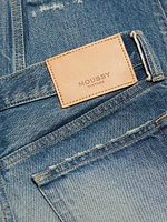 Flemington Low-Rise Cropped Flare Jeans