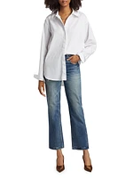 Flemington Low-Rise Cropped Flare Jeans
