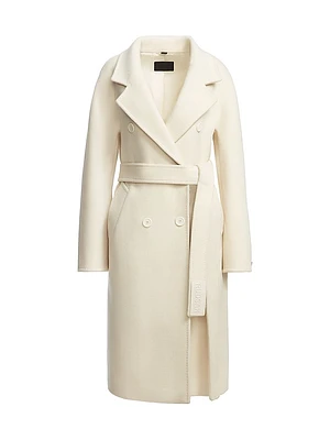 Kourt Double-Breasted Wool Coat