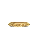 Pyramid Band Ring 18K Yellow Gold