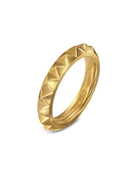 Pyramid Band Ring 18K Yellow Gold