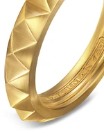 Pyramid Band Ring 18K Yellow Gold