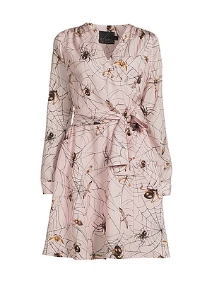 Joi Spider Print Minidress