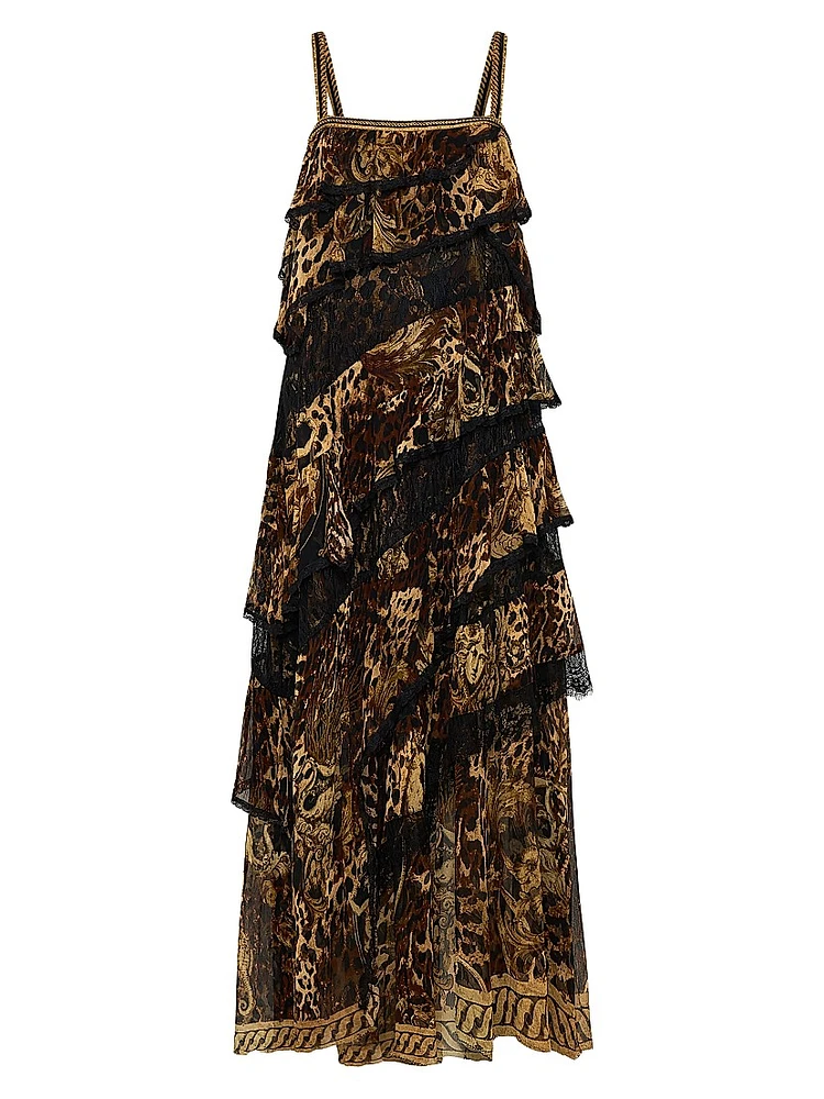 Era Of Empire Silk & Lace Dress