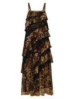 Era Of Empire Silk & Lace Dress