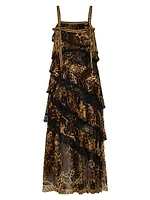 Era Of Empire Silk & Lace Dress