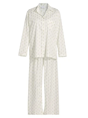 Cactus Cotton Long-Sleeve Pajamas