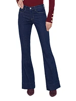 Lenora Low-Rise Flared Jeans